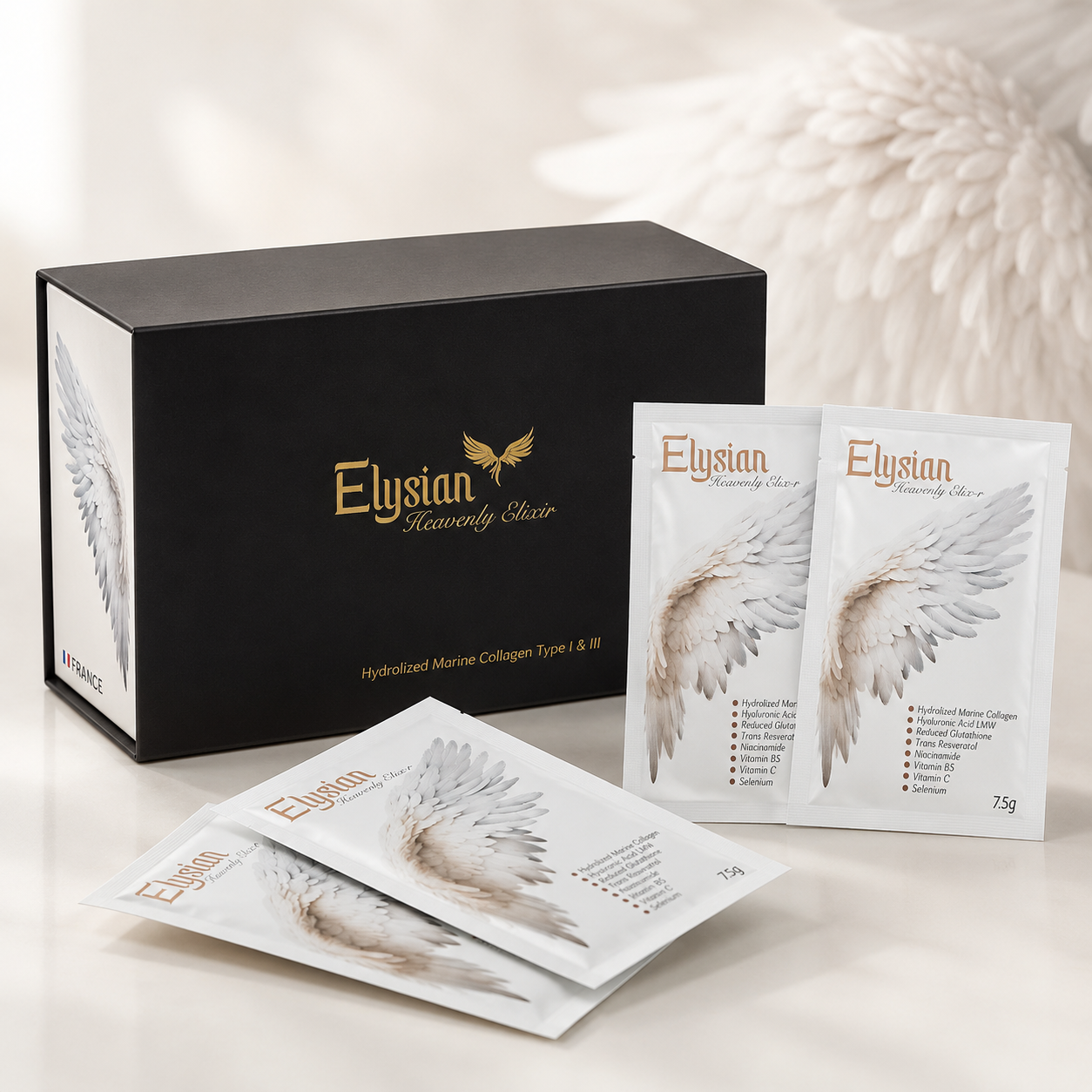 Elysian Heavenly Elixir Hidrolize Marine Kolajen Tip I & III