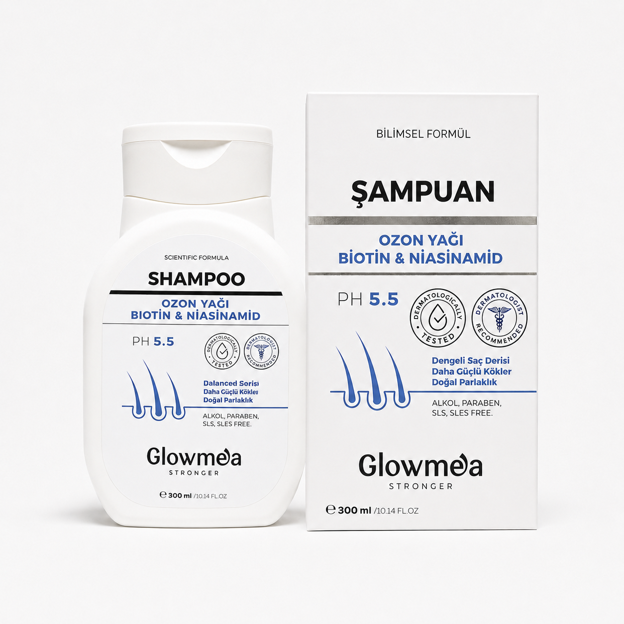 Glowmea Stronger Ozon & Keratin Saç Bakım Şampuanı