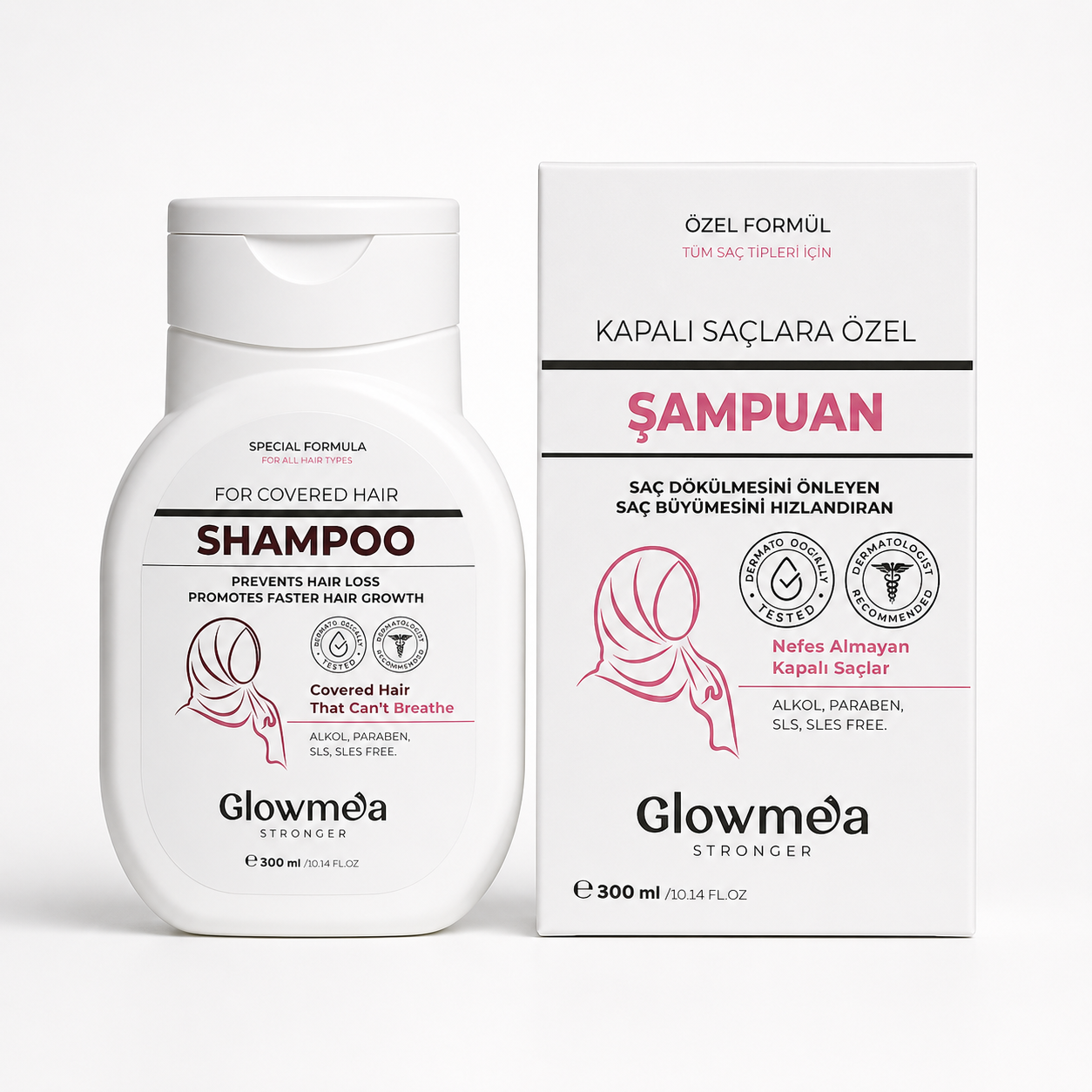 Glowmea Stronger Kapalı Saçlara Özel Şampuan