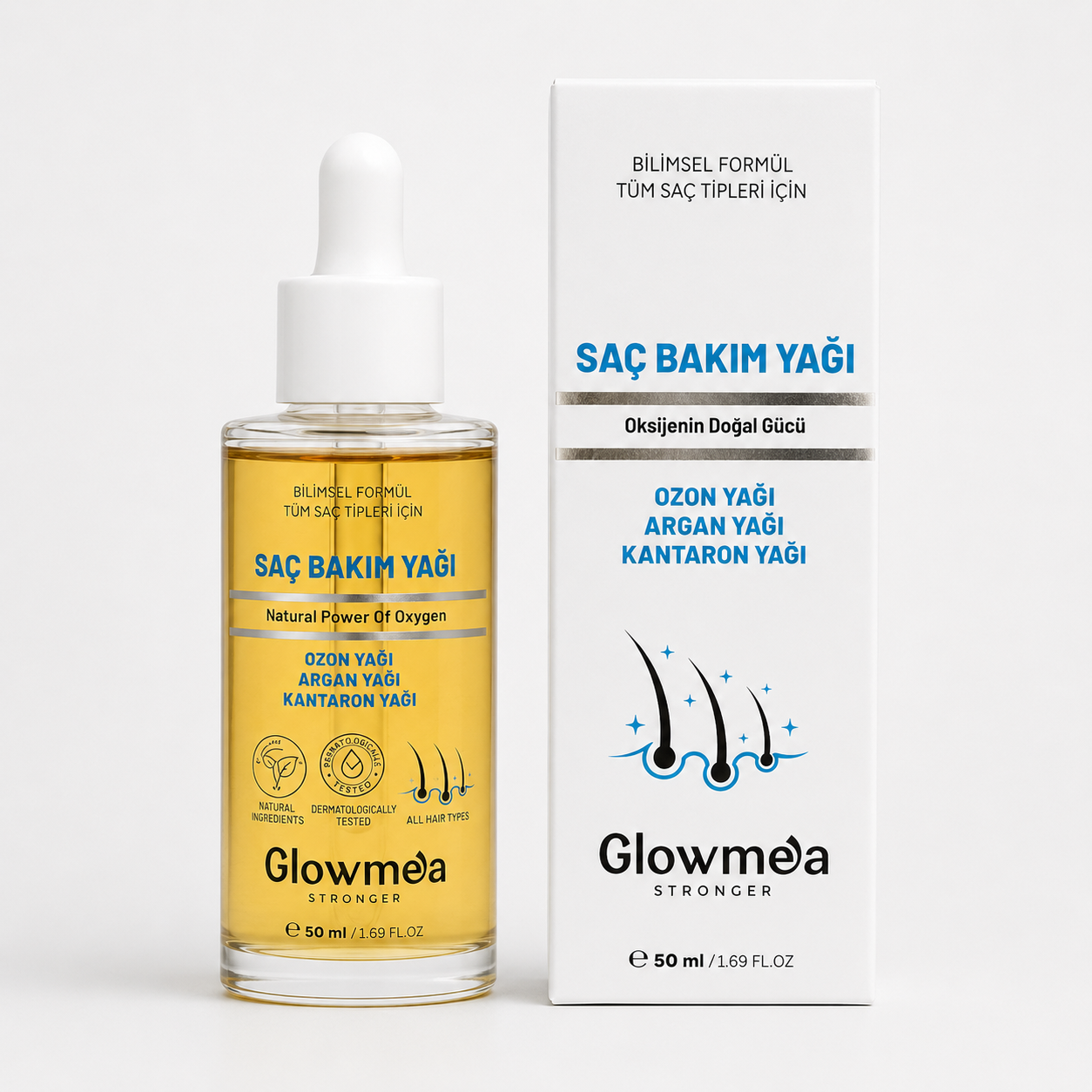Glowmea Stronger Saç Bakım Yağı