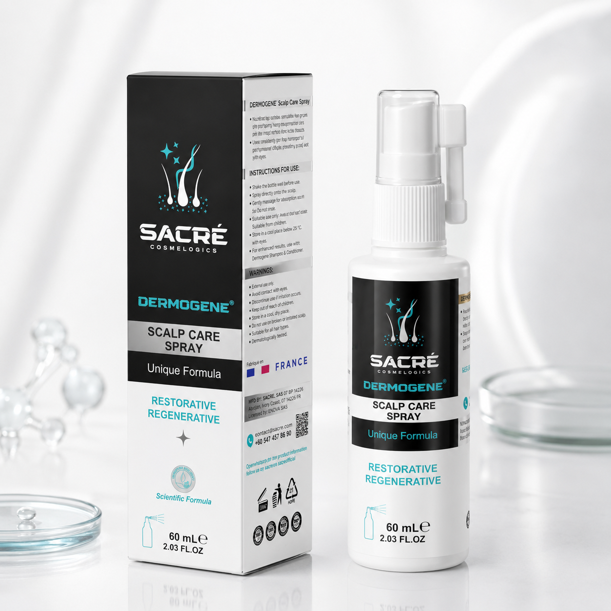 Sacre Dermogene Scalp Care Spray 60 ml